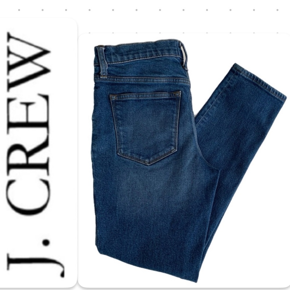 j Crew 9” High Rise Skinny Comfort Jean Size 27”